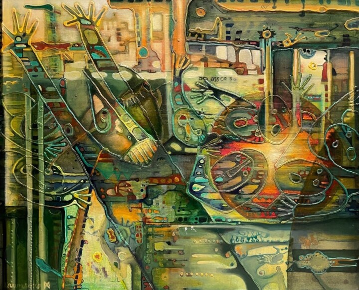 We'll swim out 绘画, 31.5x39.4 in