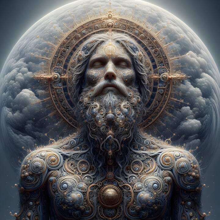 100 Faces of God_011 数字艺术