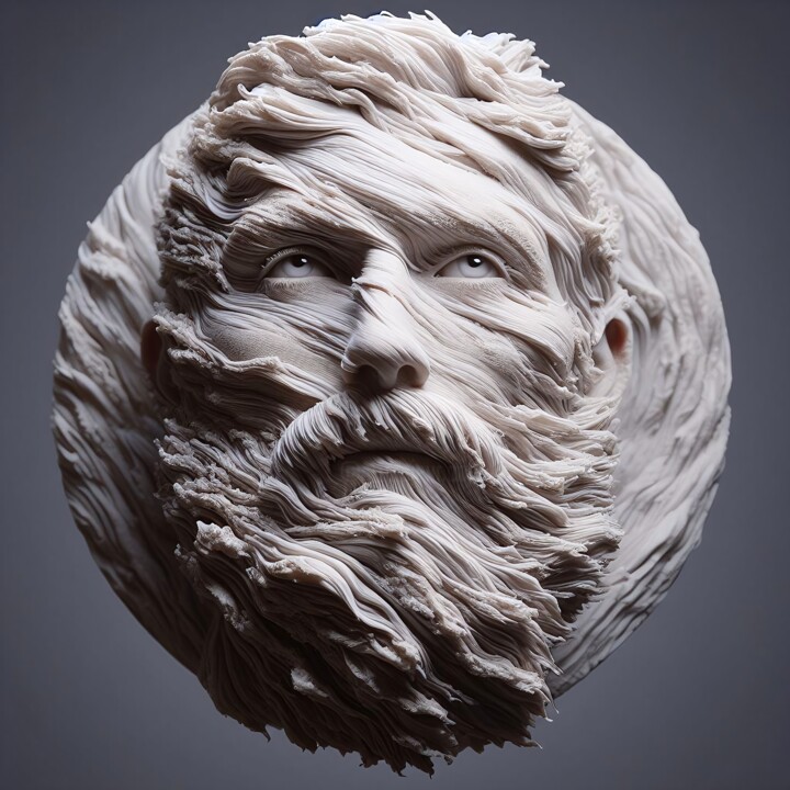 100 Faces of God_025 数字艺术