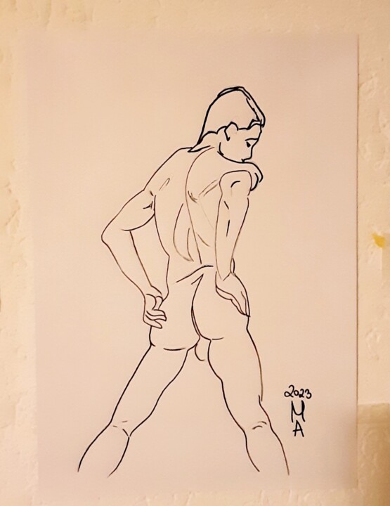 Hoopla hopp 绘画, 16.5x11.8 in