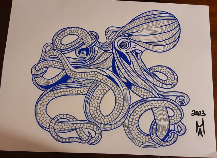 绘画,  14.2x18.9 in 