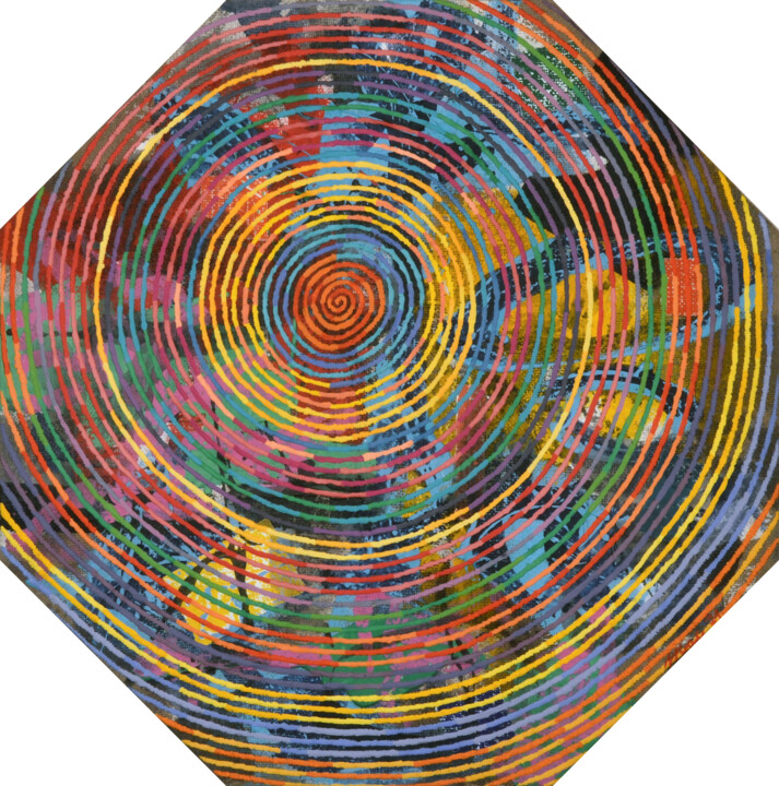 绘画,  27.2x27.2 in 