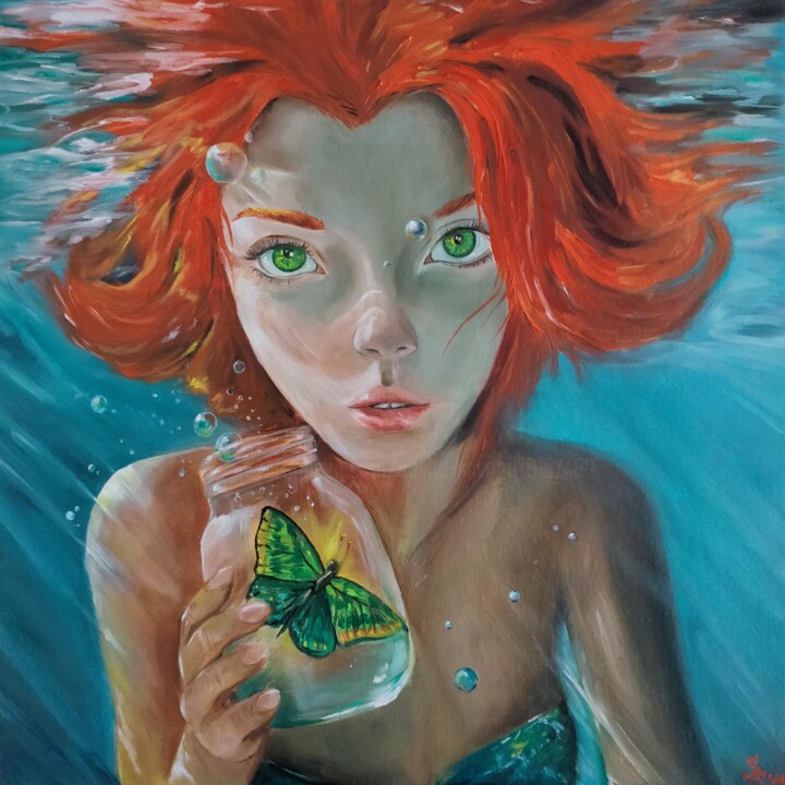 Hold The Breath Картина, 19,7x19,7 in