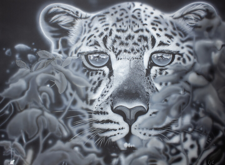Panthère 绘画, 35x45.7 in