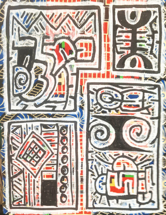 Alphabet 绘画, 17.9x14 in
