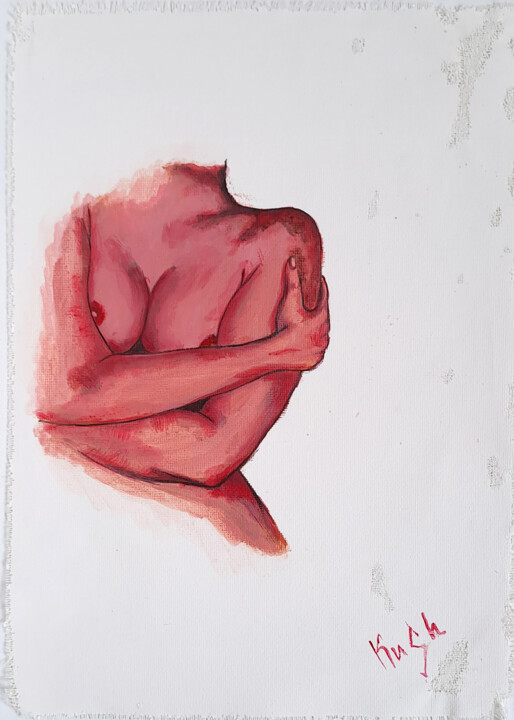 My body, my business. 绘画, 11.4x8.3 in