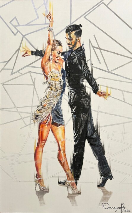 Silver Samba 绘画, 31.5x19.7 in