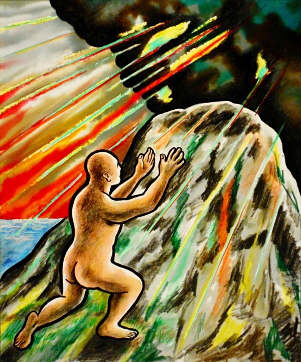 Hans Castorp's Liberation – Part 2 (MM40) 绘画, 14.2x11.8 in