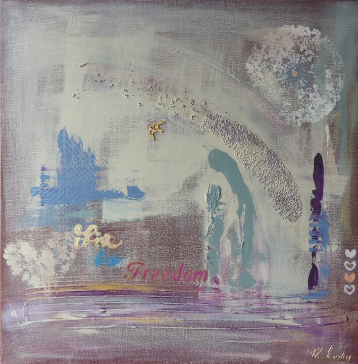 Vie (série intuitive) Painting, 20x20 in