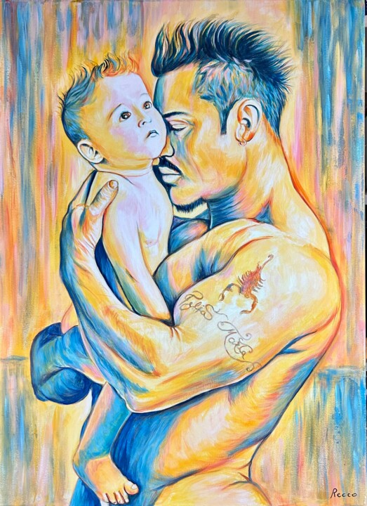 Paternité 绘画, 39.4x28.7 in