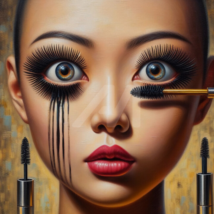 Make-up artist. 数字艺术