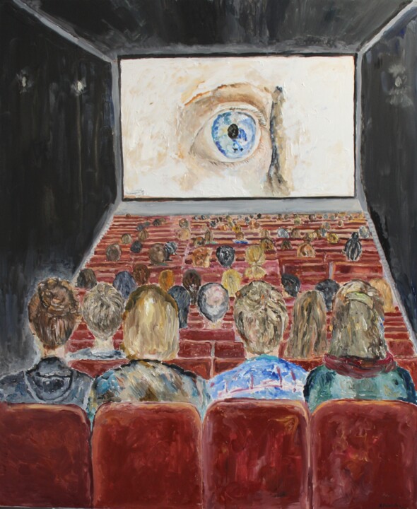 La vue : regardant/regardé 绘画, 47.2x39.4 in