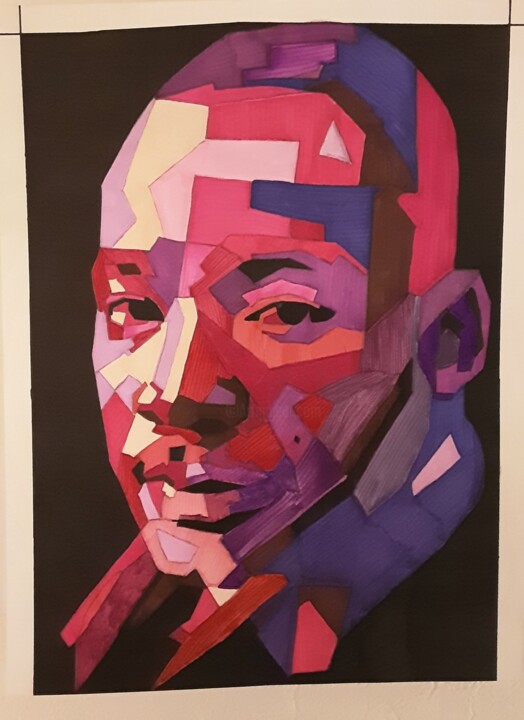 Martin Luther King 绘画, 25.6x19.7 in
