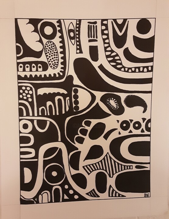 Raffinato. 绘画, 25.6x19.7 in