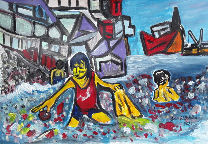 progress where 绘画, 11.6x16.5 in