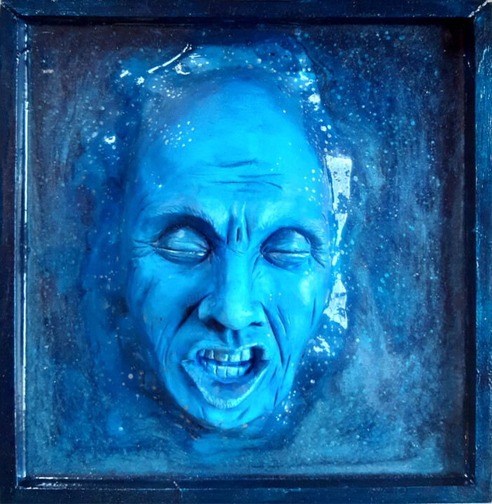 S'extirper des profondeurs Sculpture, 9.8x9.8 in