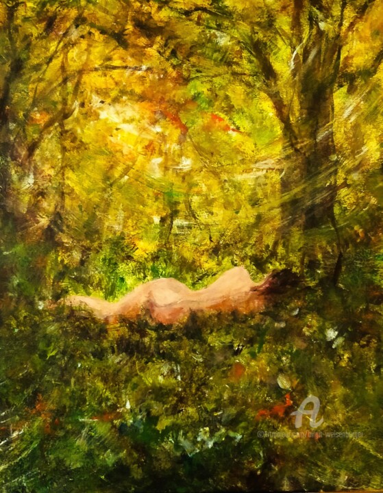 The Dreaming - Lefty Collection Painting, 19.7x15.8 in