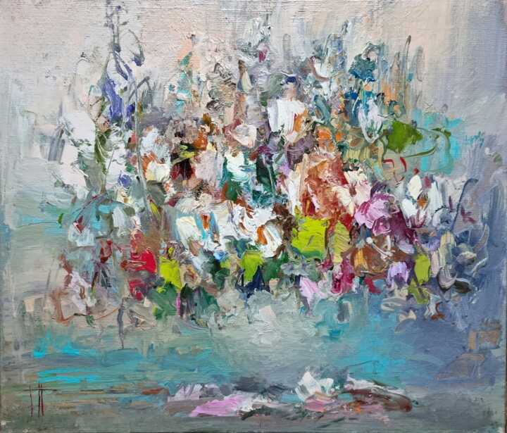 Peinture intitulée ""Vernal"" par Hennadii Penskyi, Œuvre d'art originale, Huile