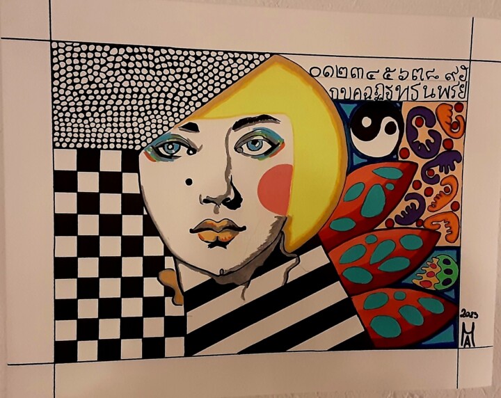 绘画,  19.7x25.2 in 