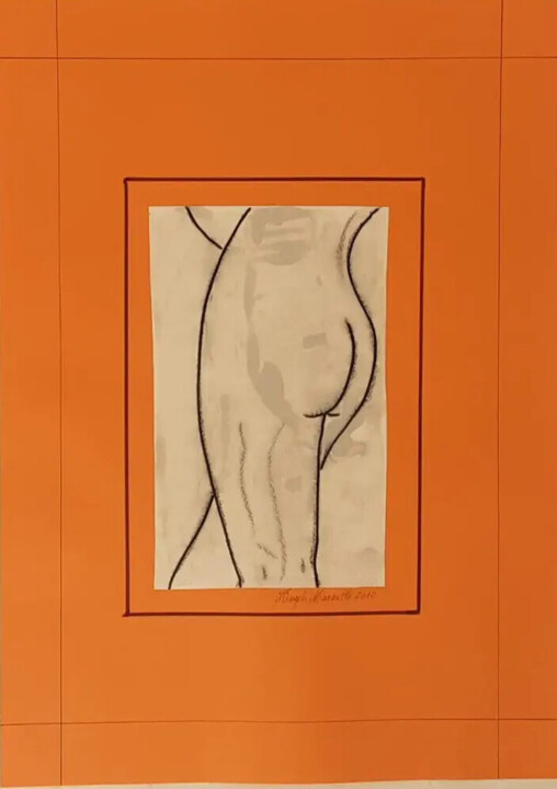 Der Blick. 绘画, 27.6x19.7 in