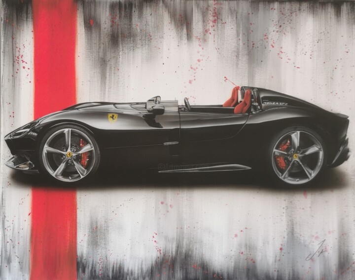 Monza sp2 绘画, 25.6x32.3 in