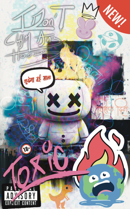 Arte digital titulada "The end of the world" por Gustavo Castillo, Obra de arte original, Collages digitales