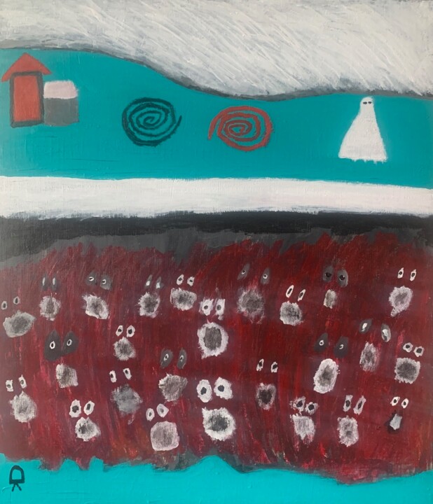 绘画,  18.9x15.8 in 