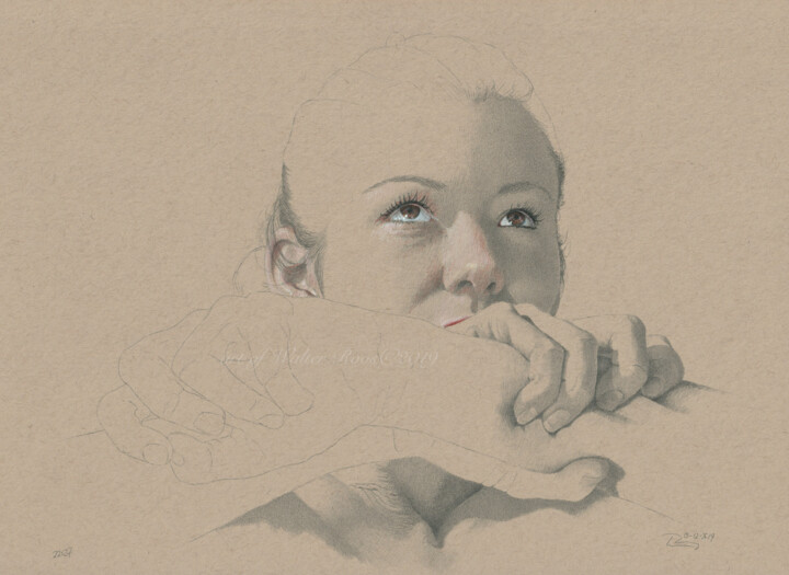 "Ohne Worte (22.27)" 图画, 8.6x11.9 in
