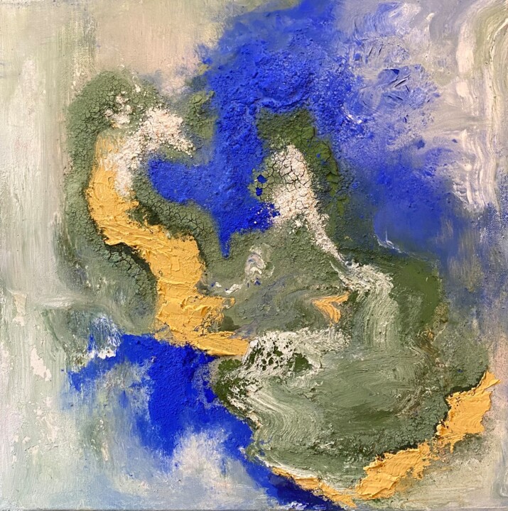 île cosmique vu de voyageur 2 绘画, 19.7x19.7 in