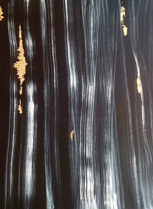 绘画 标题为“Black and White wit…” 由Lu Sho, 原创艺术品, 丙烯