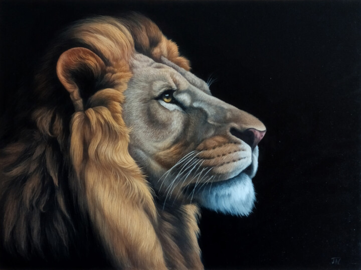 The Noble Gaze 绘画, 23.6x31.5 in