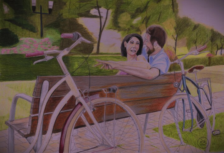 Halte amoureuse 图画, 11x15.8 in