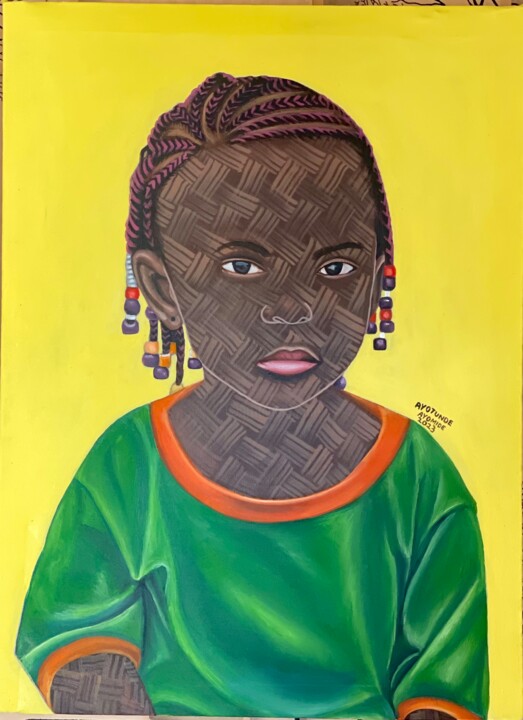 Girl child 绘画, 24x20 in