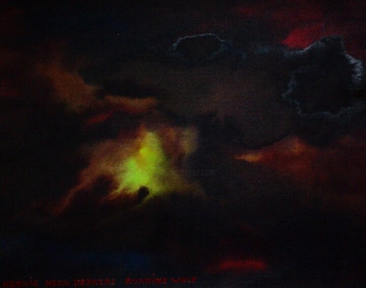 Lights in the night 绘画, 19.7x23.6 in