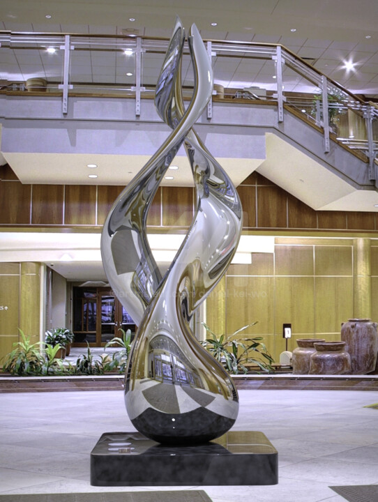 Resonant Forms#2 雕塑, 94.5x34.7 in