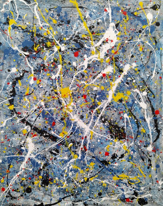 State of Entropy #22 绘画, 31.5x23.6 in