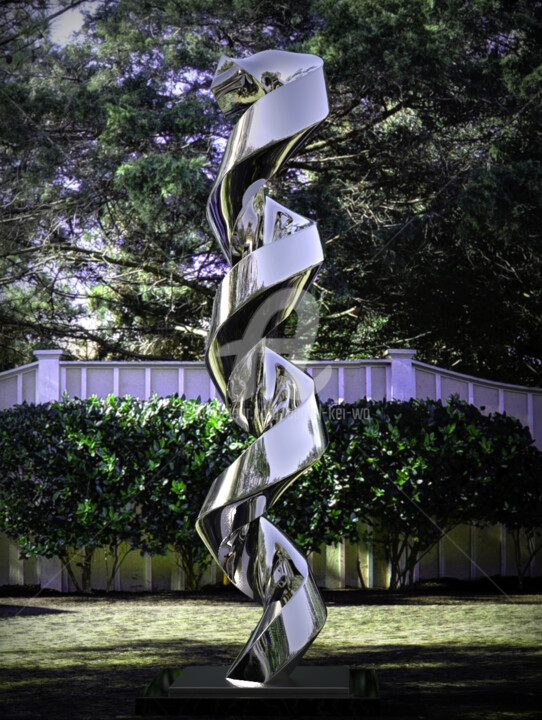 Continuum#9 Heykel, 90,6x30,3 in