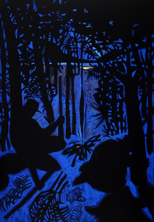 Gold diggers 绘画, 78.7x55.1 in