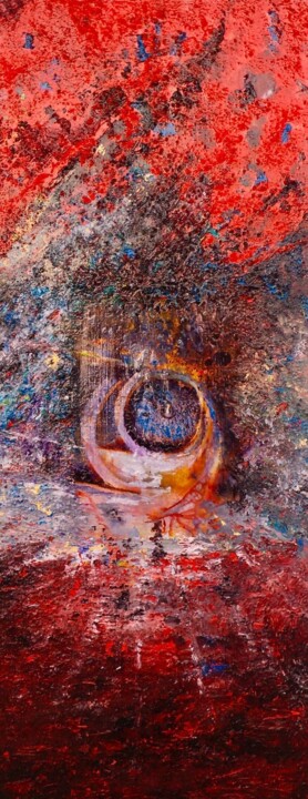 Astral explosion 绘画, 39.8x16.1 in