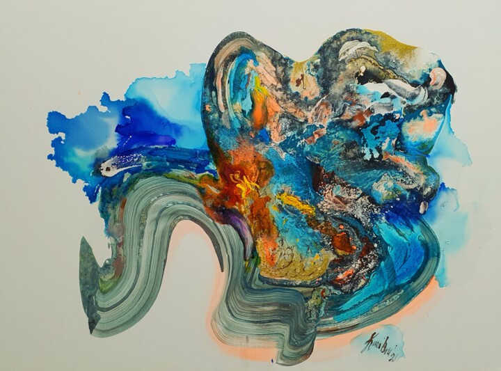 绘画,  23.6x31.5 in 