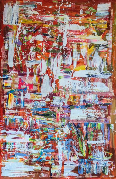 courage 绘画, 70.9x47.2 in