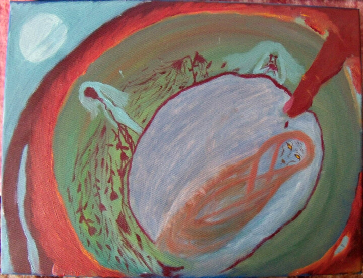 Reincarnation 绘画, 11.8x15.8 in