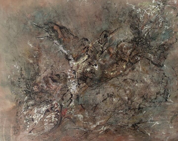 Полет 绘画, 15.8x19.7 in