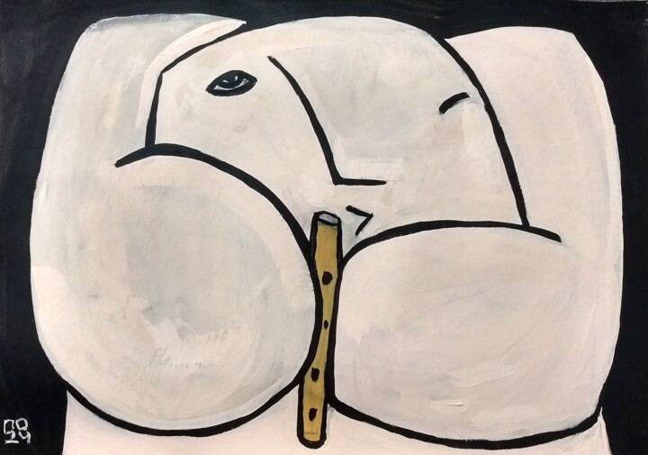 绘画,  16.5x23.2 in 