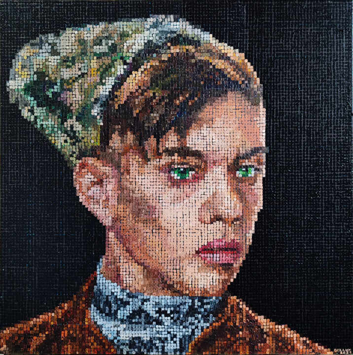 Hutsul 绘画, 23.6x23.6 in