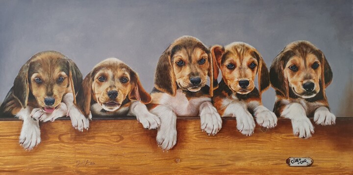 Le Club des cinq T1 绘画, 23.6x47.2 in