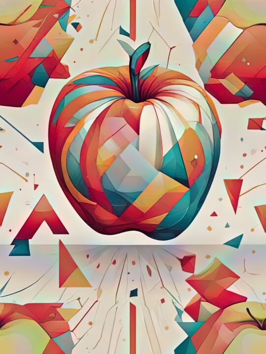 apple color multi 数字艺术