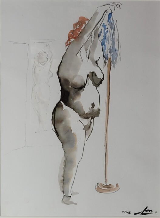 Nu 绘画, 13.4x10.6 in