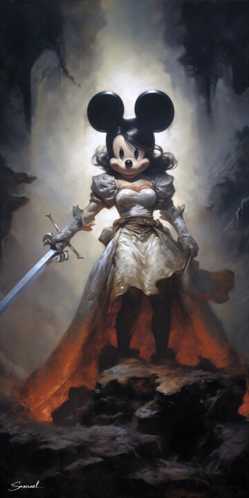 Minnie the Warrior Princess 数字艺术