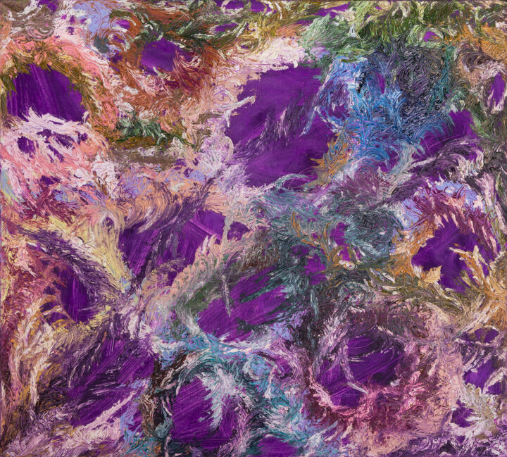 Un Amore Grande Painting, 35.4x39.4 in
